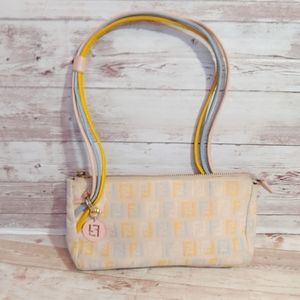 Fendi pastel monogram mini shoulder bag